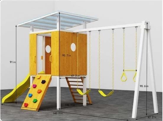 Avenlur Forest Modern Backyard Outdoor Swing Set