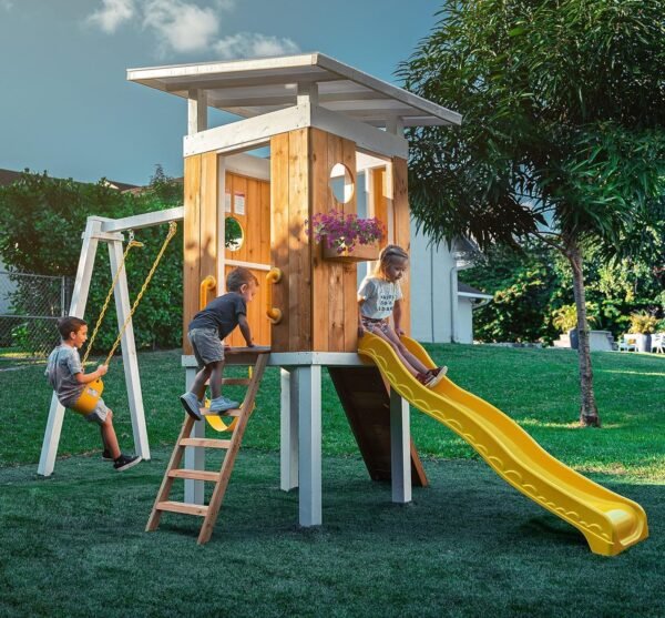 Avenlur Forest Modern Backyard Outdoor Swing Set