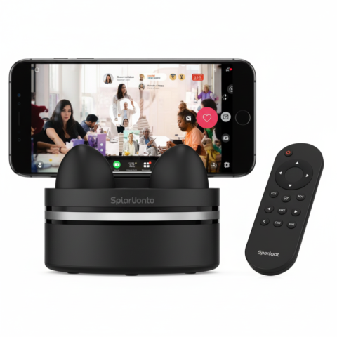 Pod Max - Auto Face Tracking, Smart Video Tracker for DSLR Camerawith Remote Control