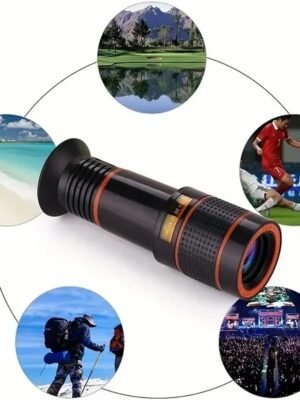 Mobile Phone Attachment Lens, Mobile Zoom Lens, Mobile Camera And Accessories, 8X, 12X, 20X