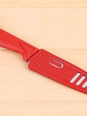 Fruit knife candy color stainless steel portable knife barbecue tool